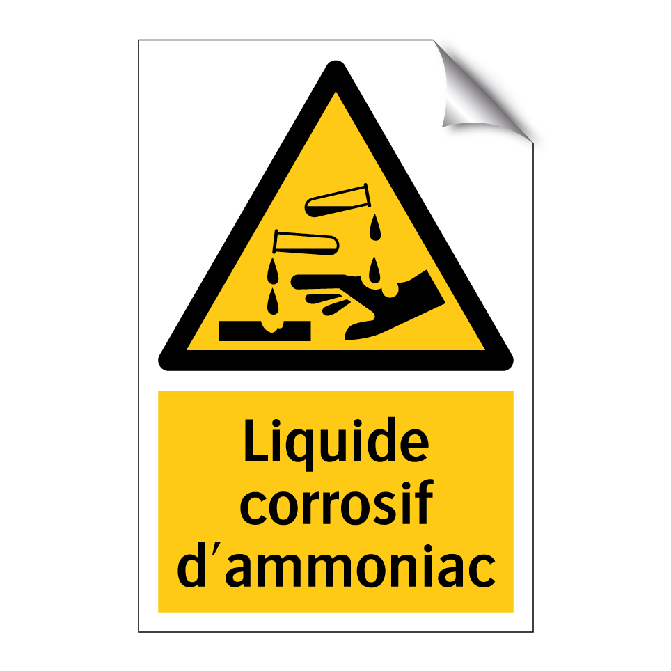 Liquide corrosif d'ammoniac