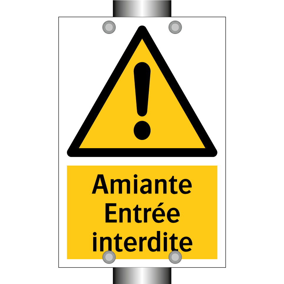 Amiante Entrée interdite