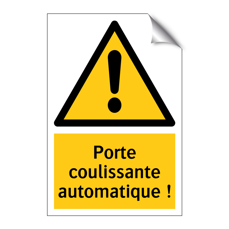 Porte coulissante automatique !