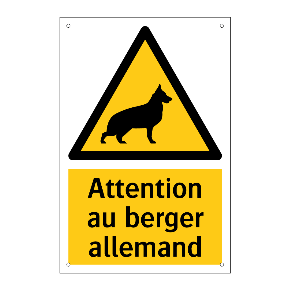 Attention au berger allemand