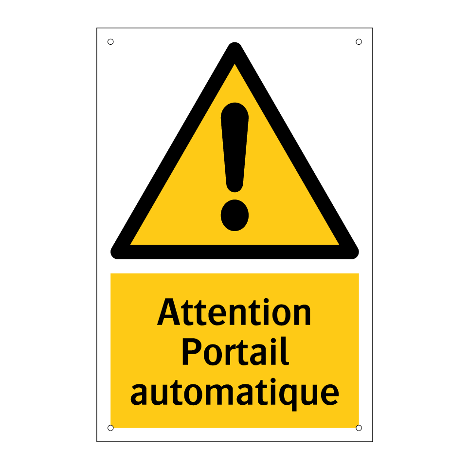 Attention Portail automatique
