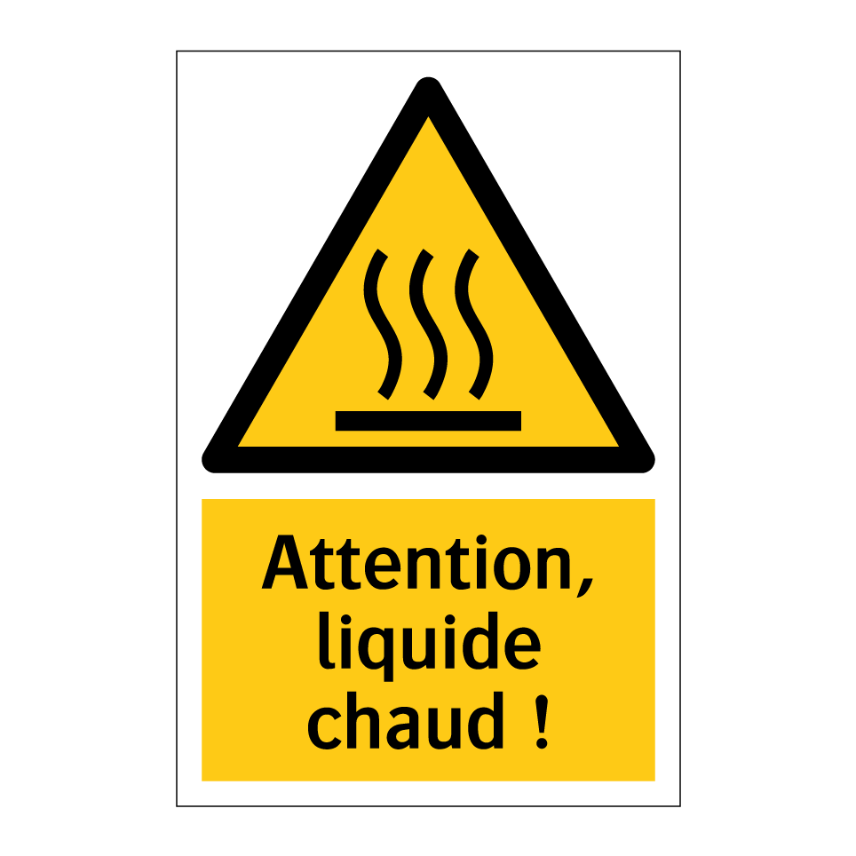 Attention, liquide chaud !