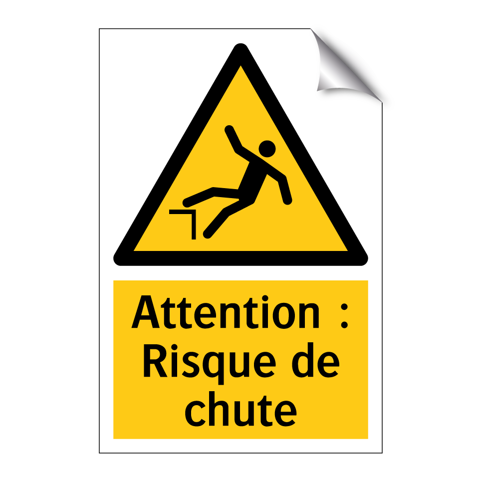 Attention : Risque de chute