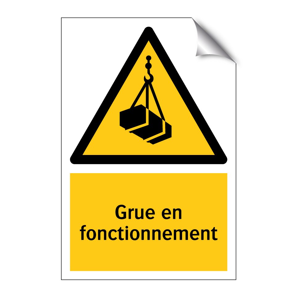 Grue en fonctionnement