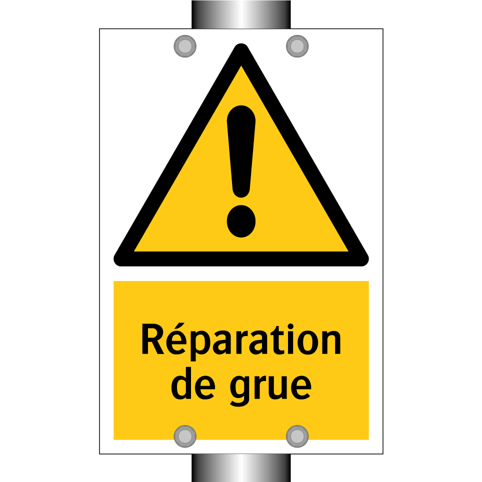 Réparation de grue