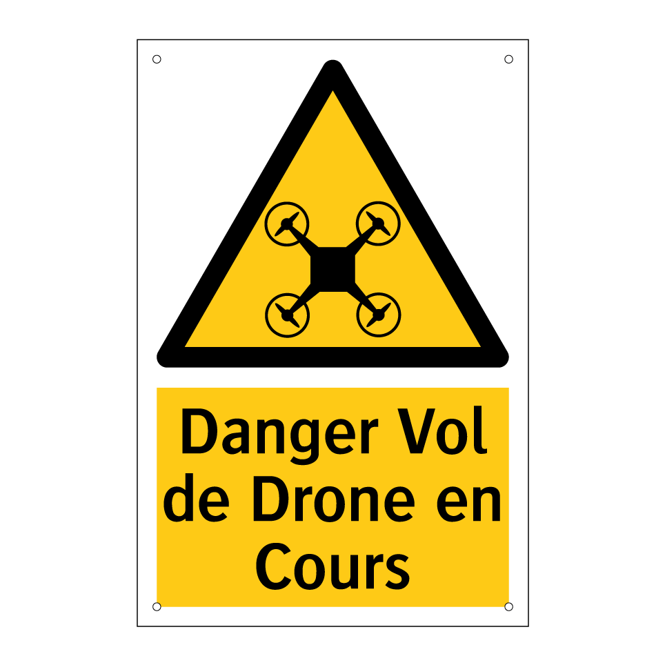 Danger Vol de Drone en Cours