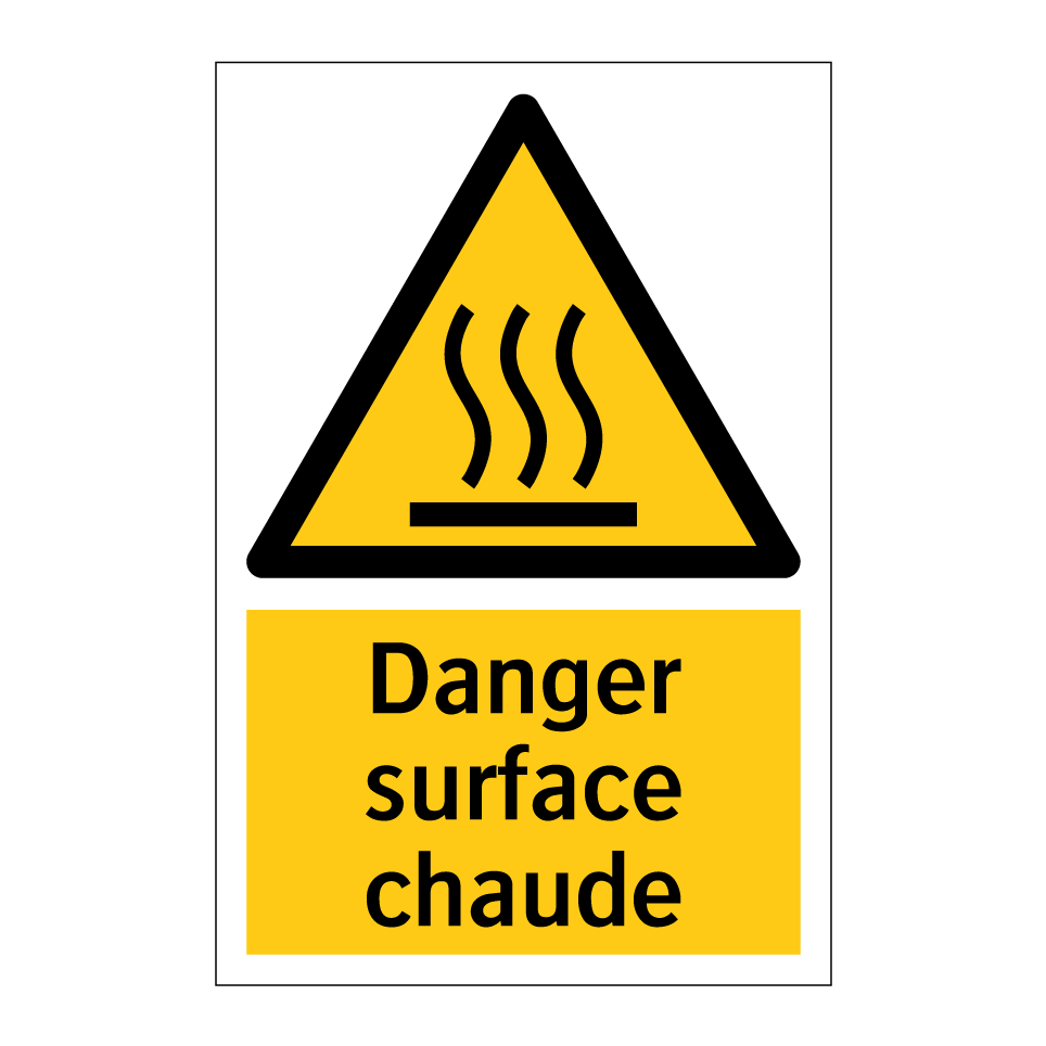 Danger surface chaude