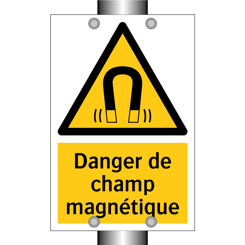 Danger de champ magnétique