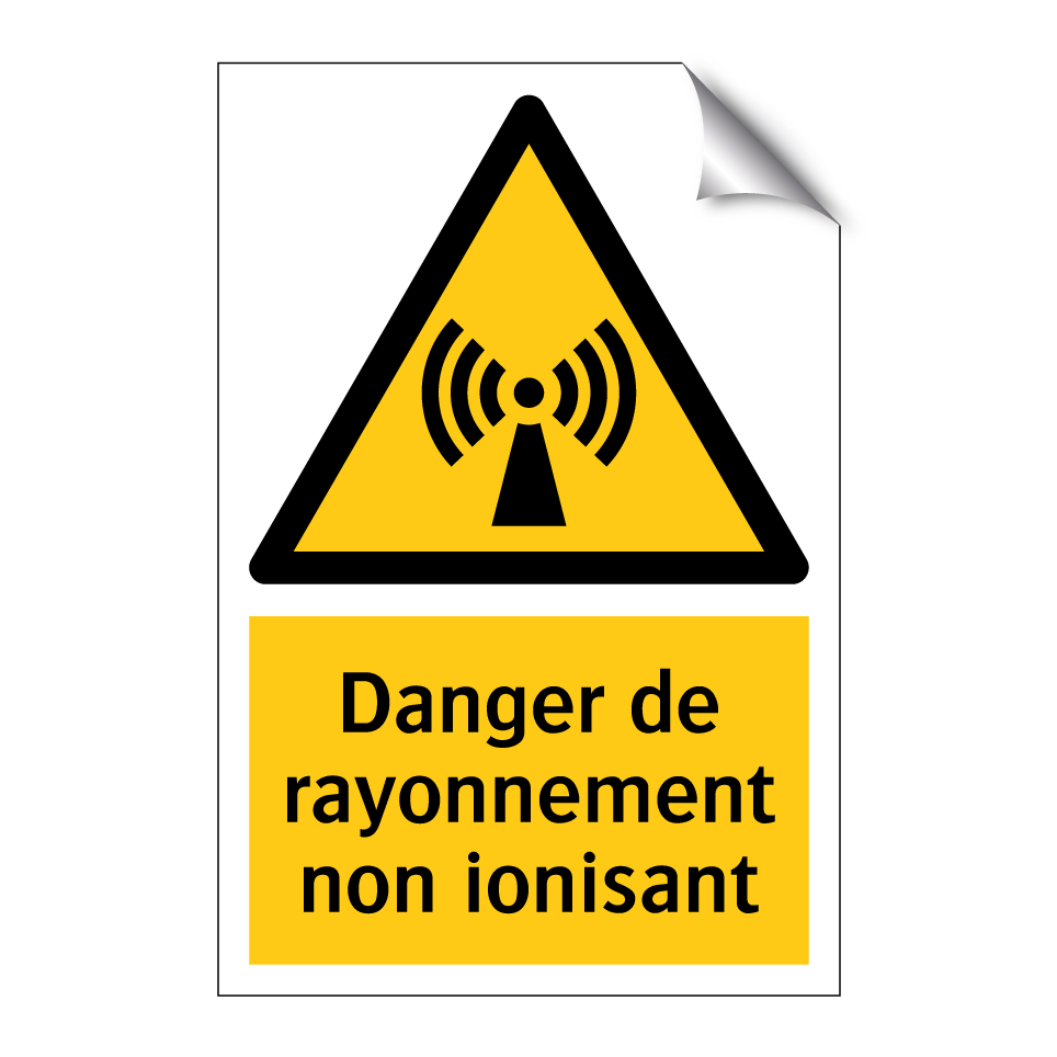 Danger de rayonnement non ionisant