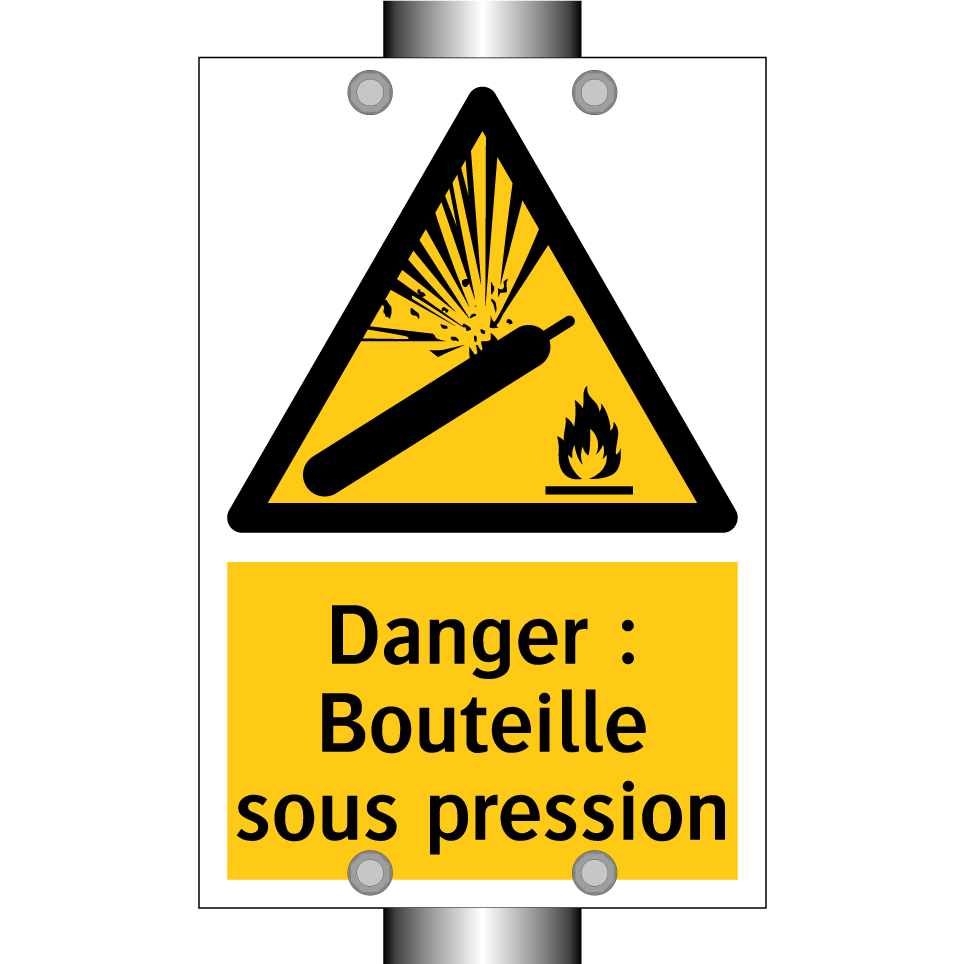 Danger : Bouteille sous pression
