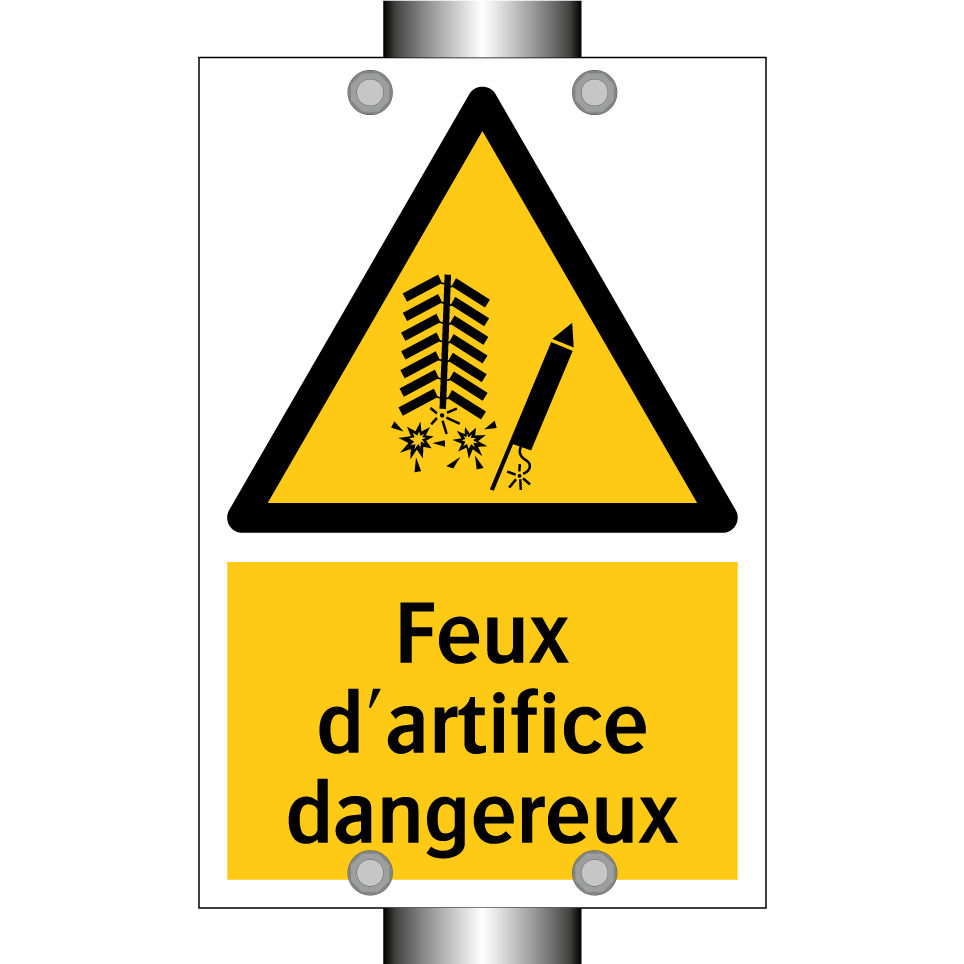 Feux d'artifice dangereux