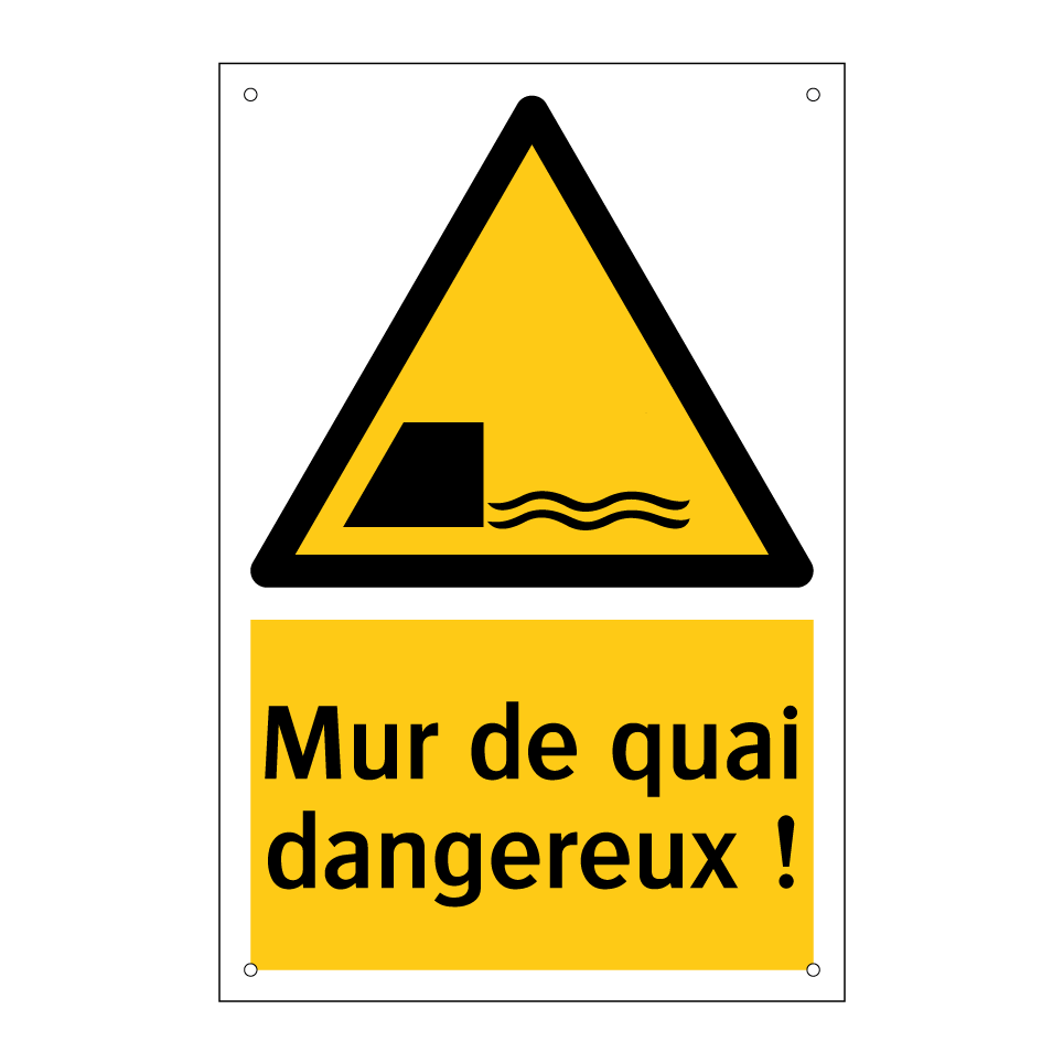 Mur de quai dangereux !