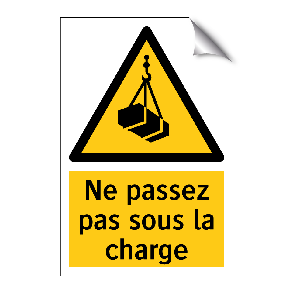 Ne passez pas sous la charge