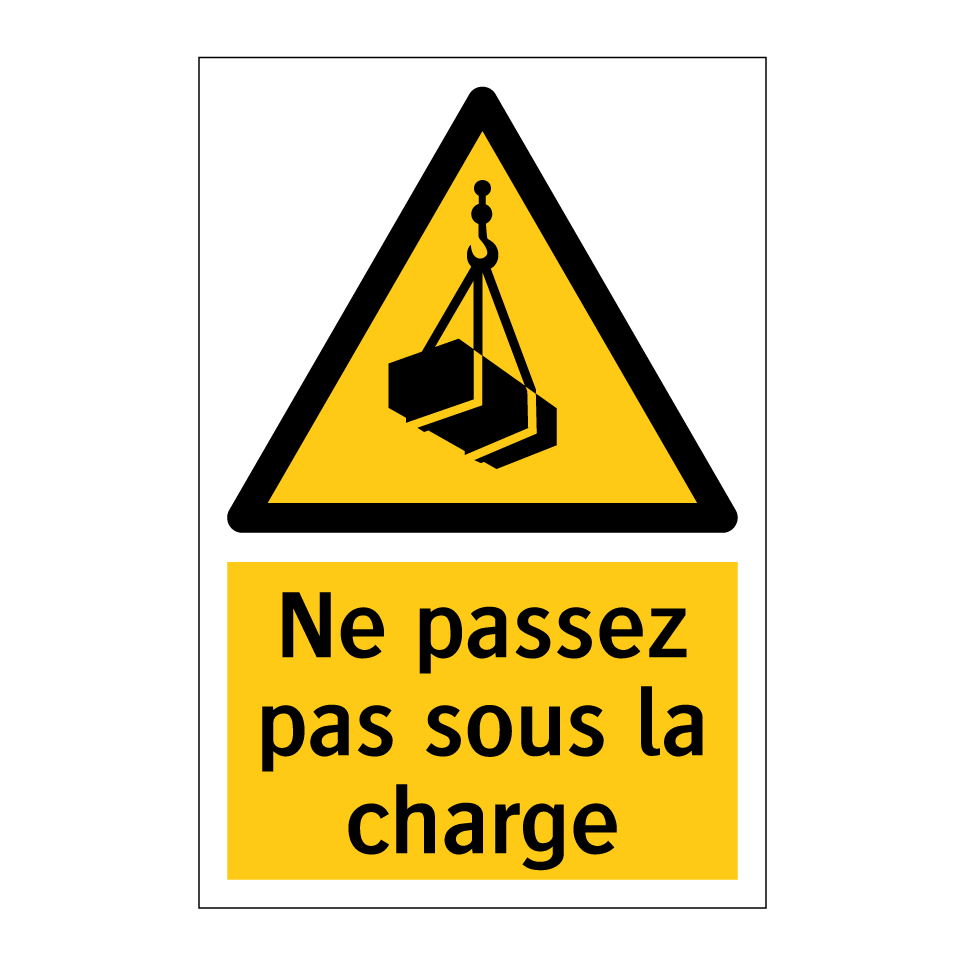 Ne passez pas sous la charge