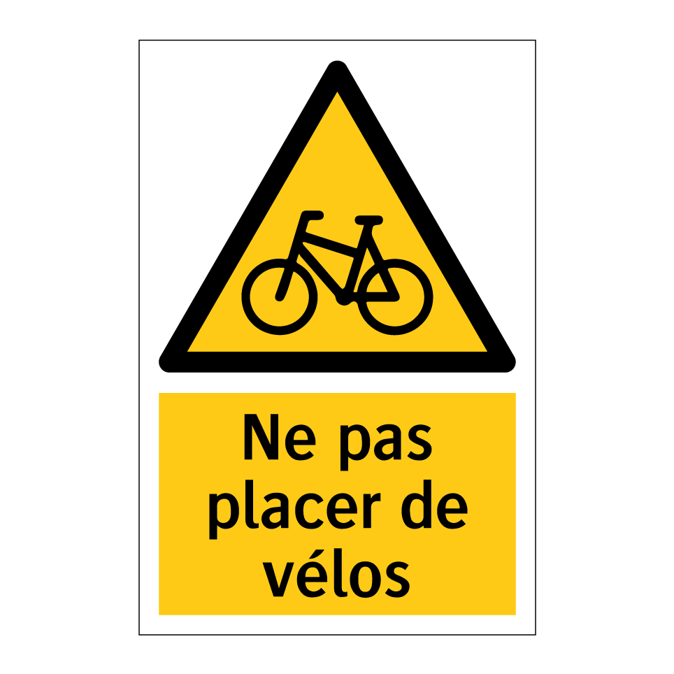 Ne pas placer de vélos