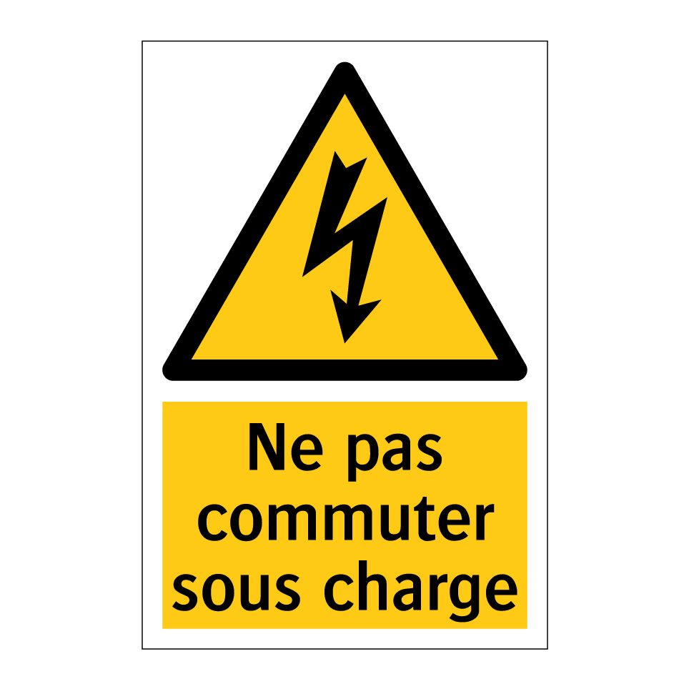 Ne pas commuter sous charge