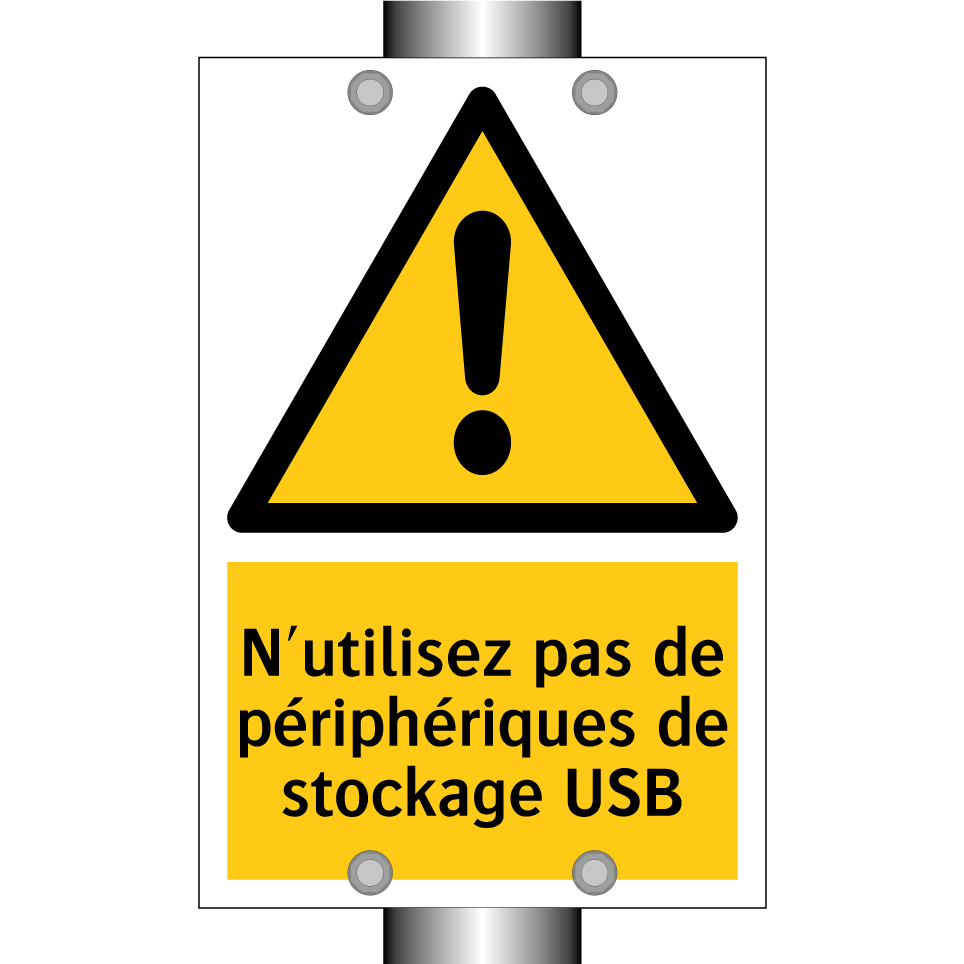 N'utilisez pas de périphériques de stockage USB