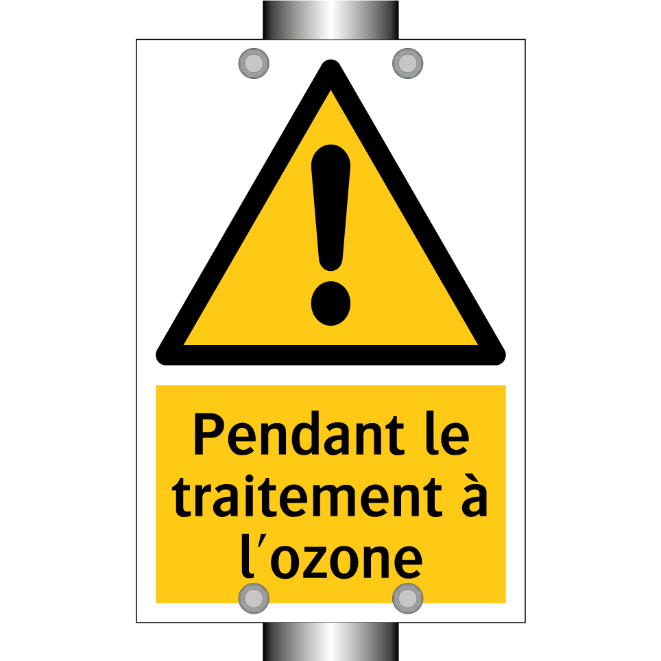 Pendant le traitement à l'ozone