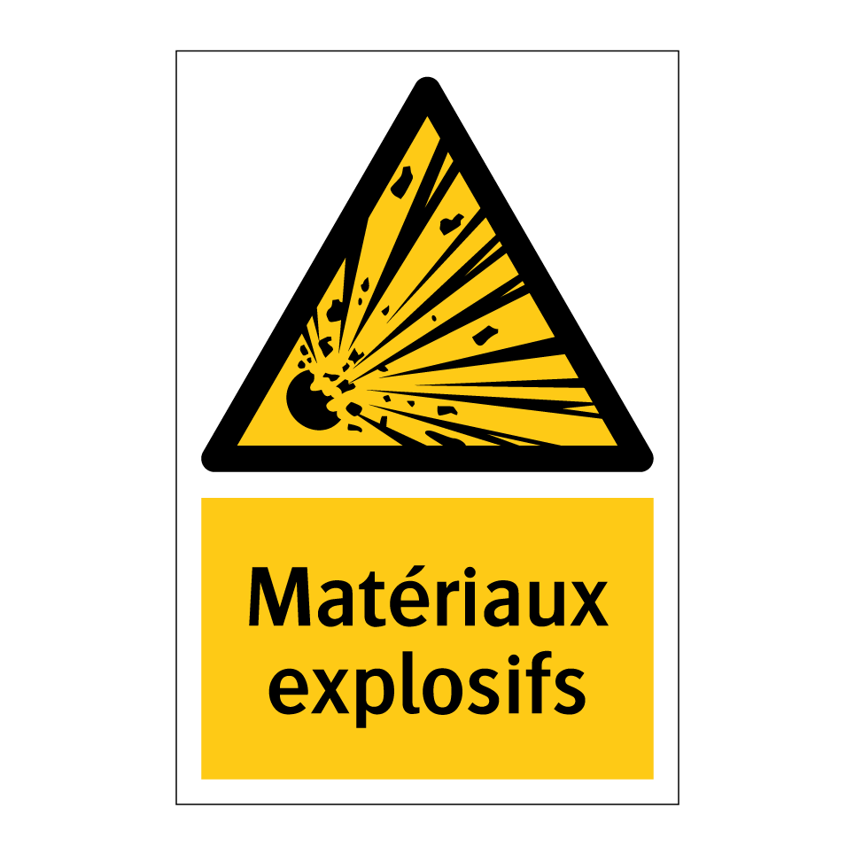 Matériaux explosifs