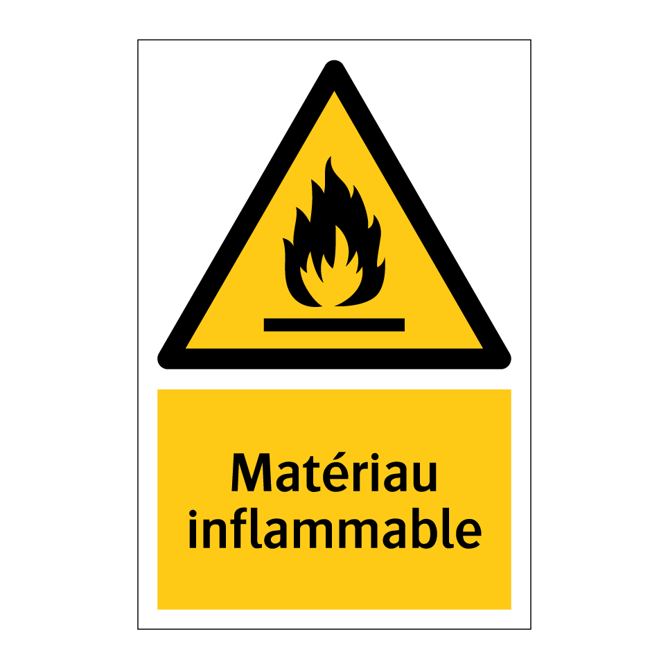 Matériau inflammable
