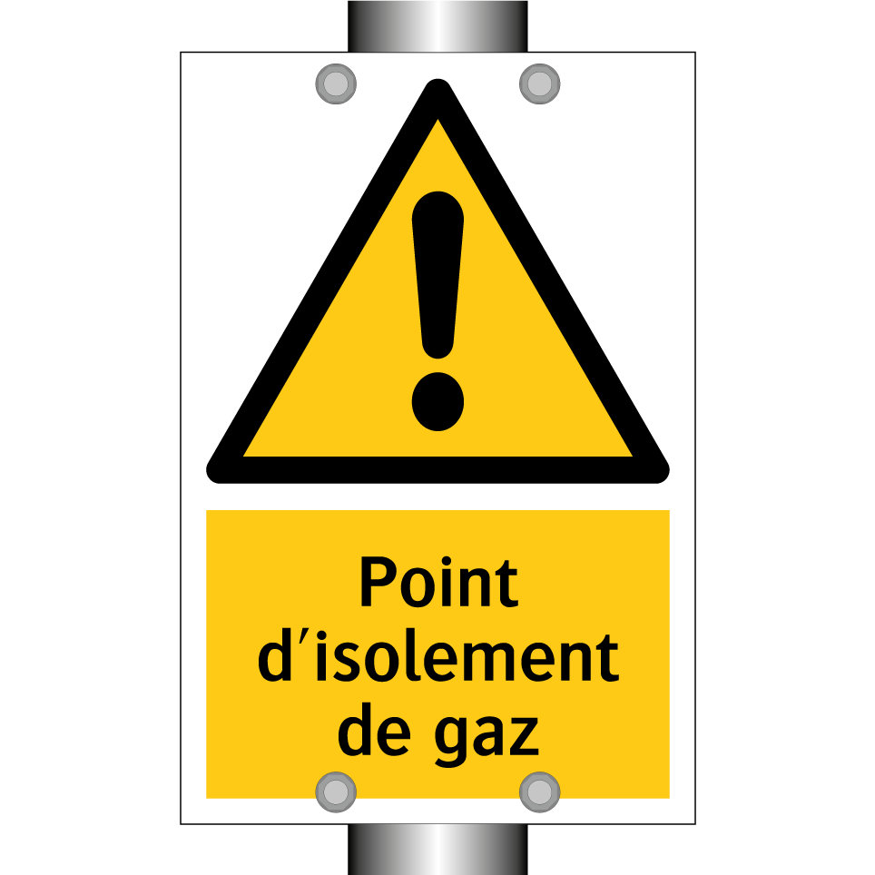 Point d'isolement de gaz