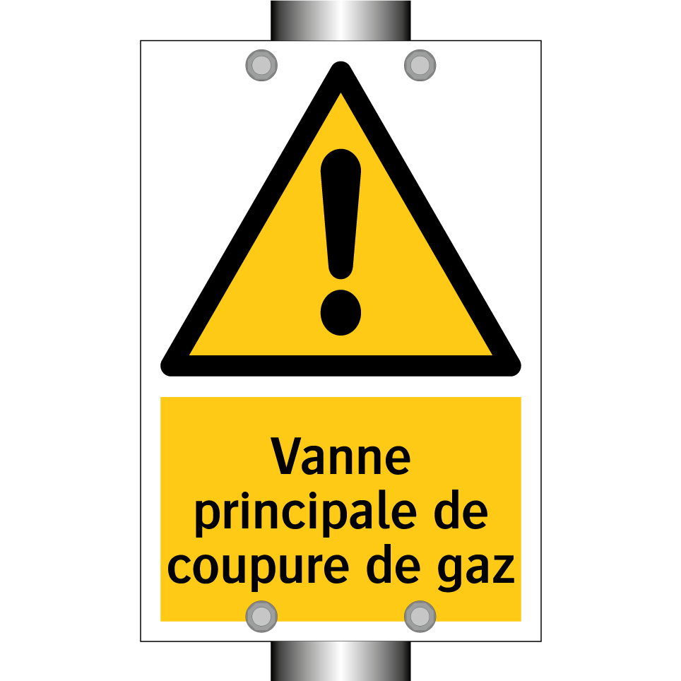 Vanne principale de coupure de gaz
