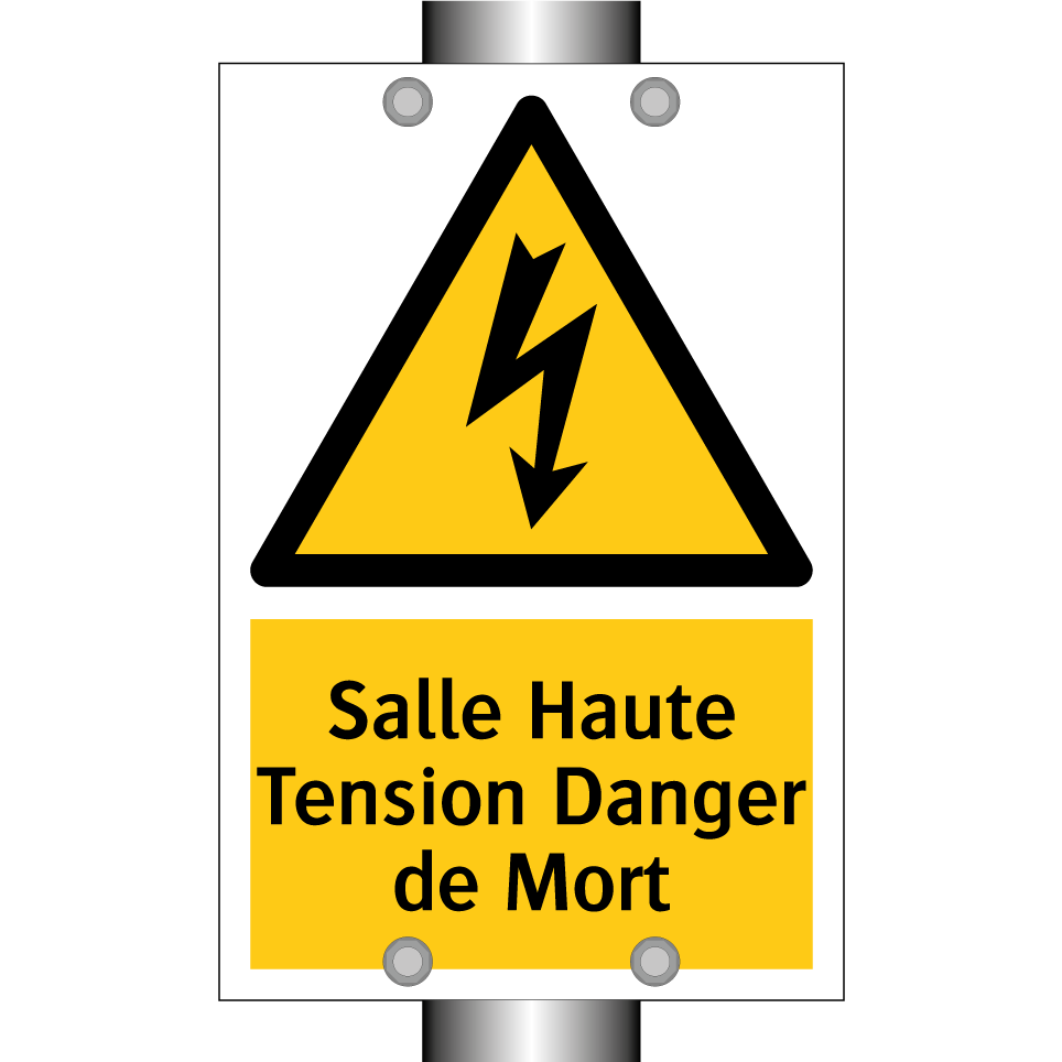 Salle Haute Tension Danger de Mort