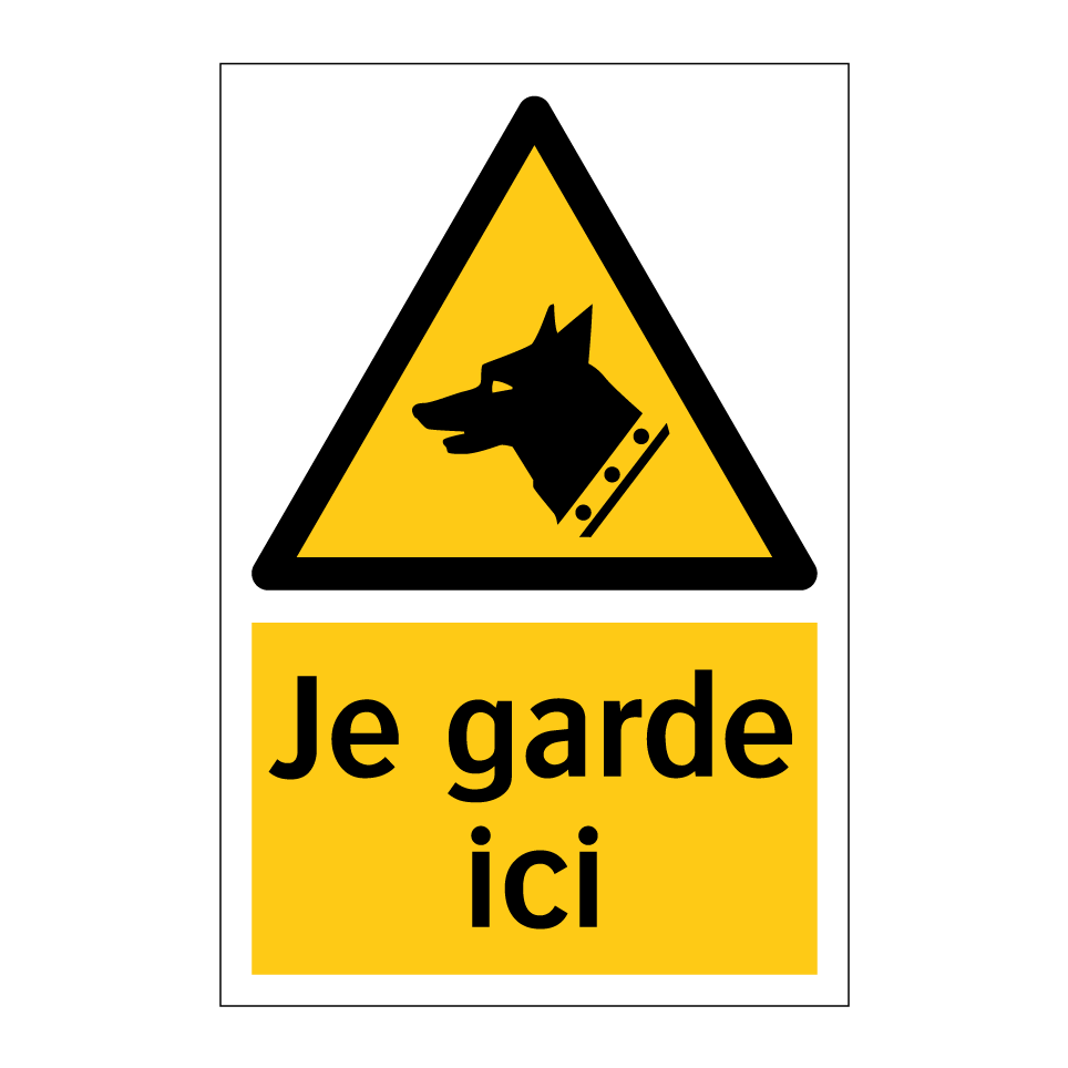 Je garde ici