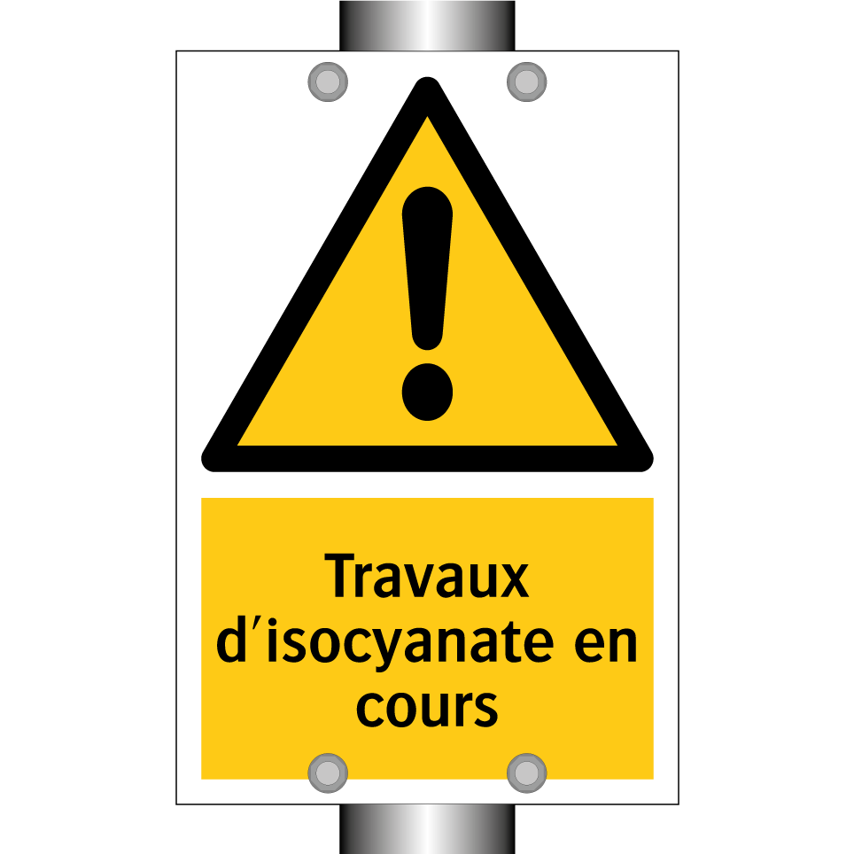 Travaux d'isocyanate en cours