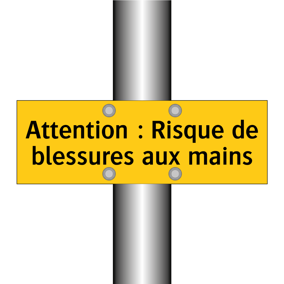 Attention : Risque de blessures aux mains