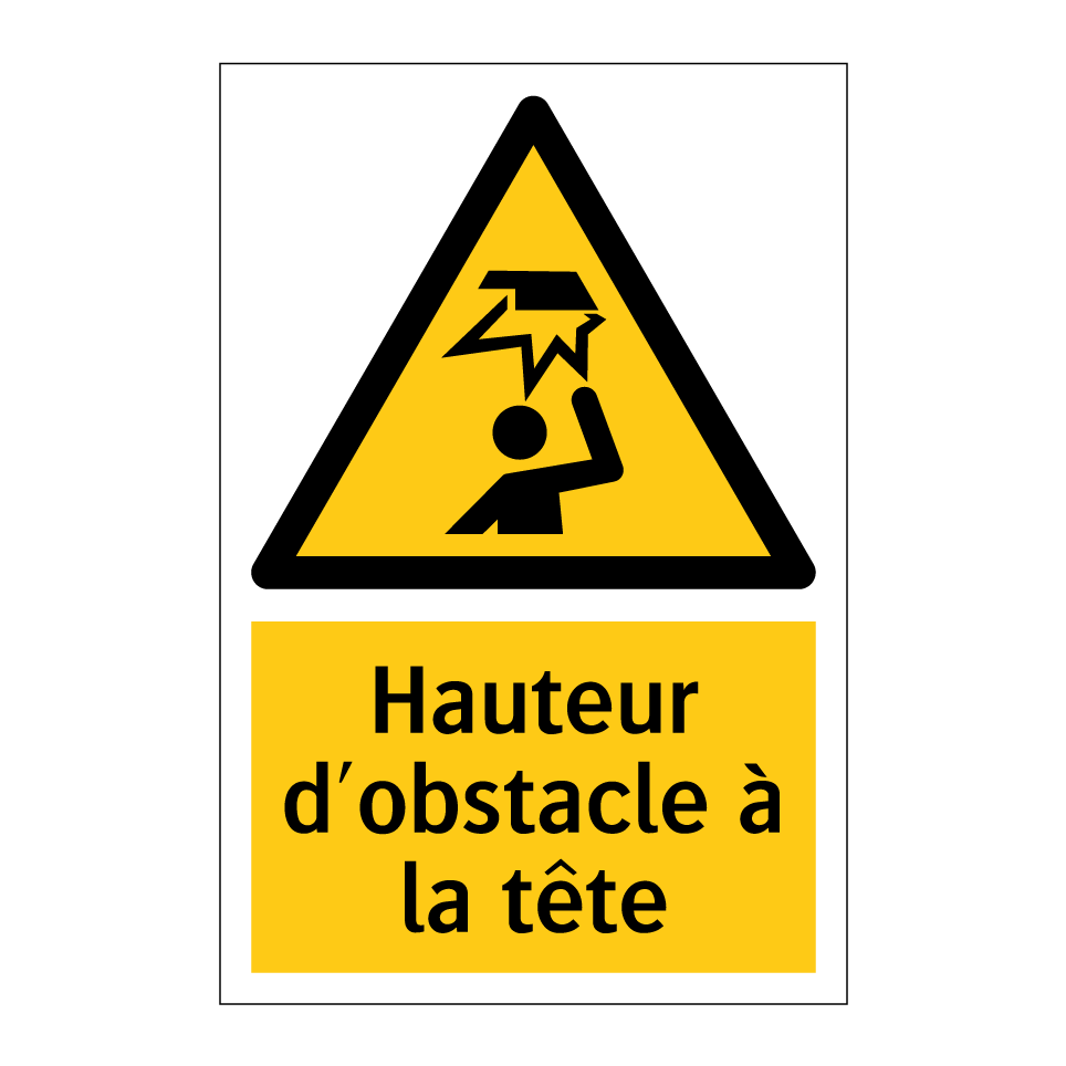Hauteur d'obstacle à la tête