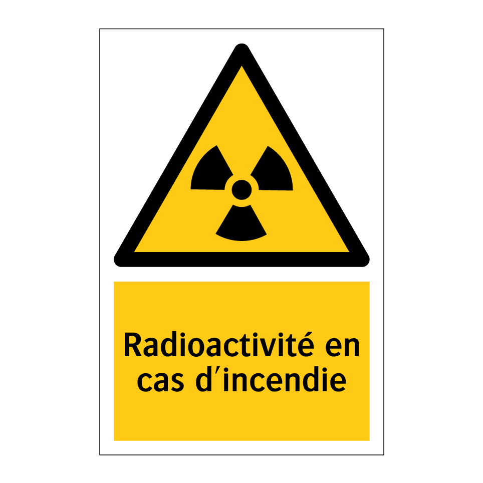 Radioactivité en cas d'incendie