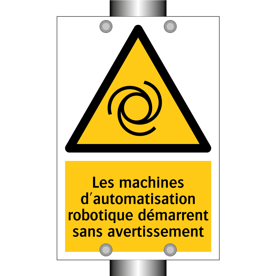 Les machines d'automatisation robotique démarrent sans avertissement