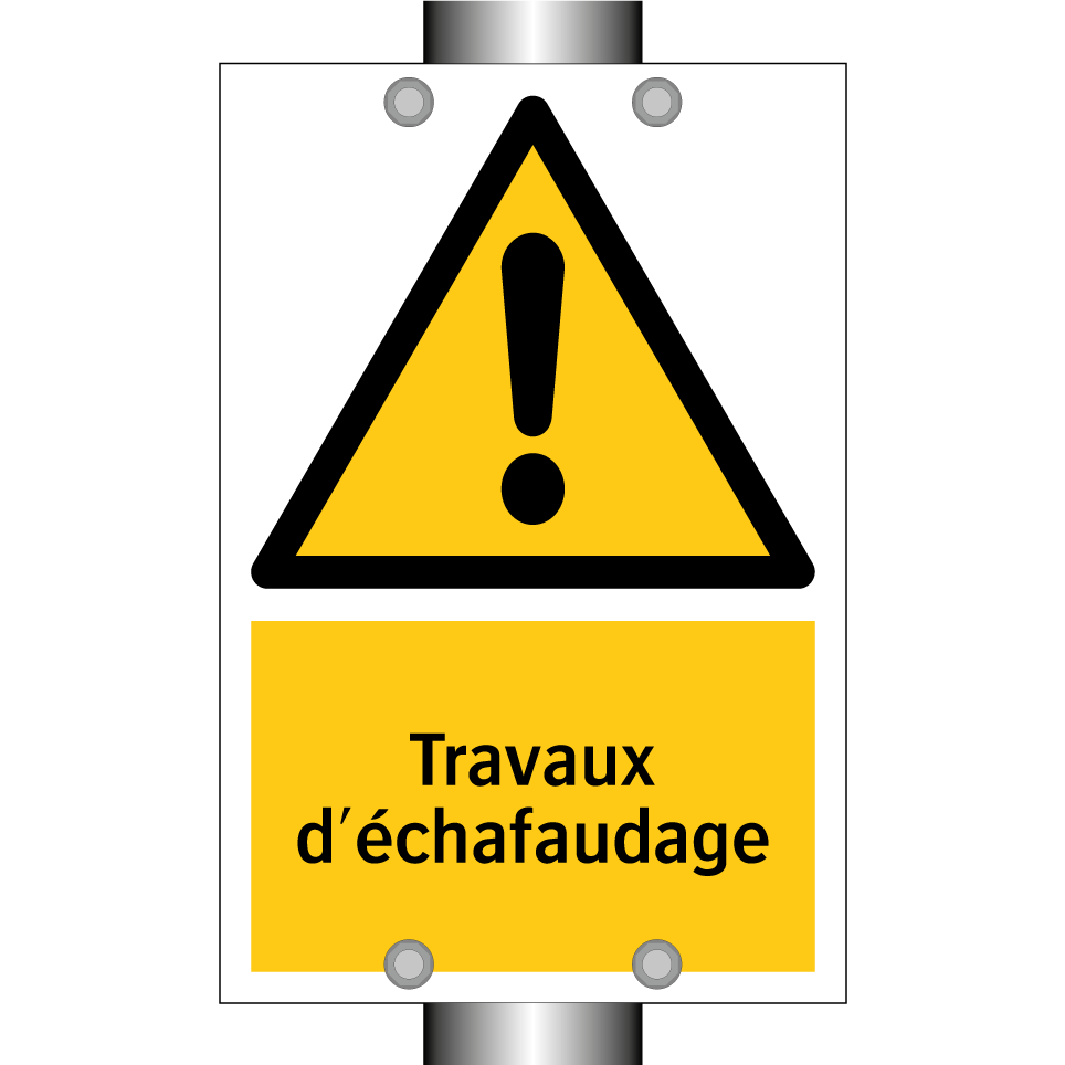 Travaux d'échafaudage
