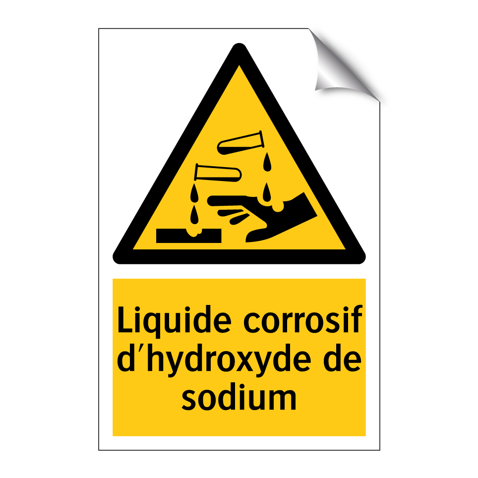Liquide corrosif d'hydroxyde de sodium
