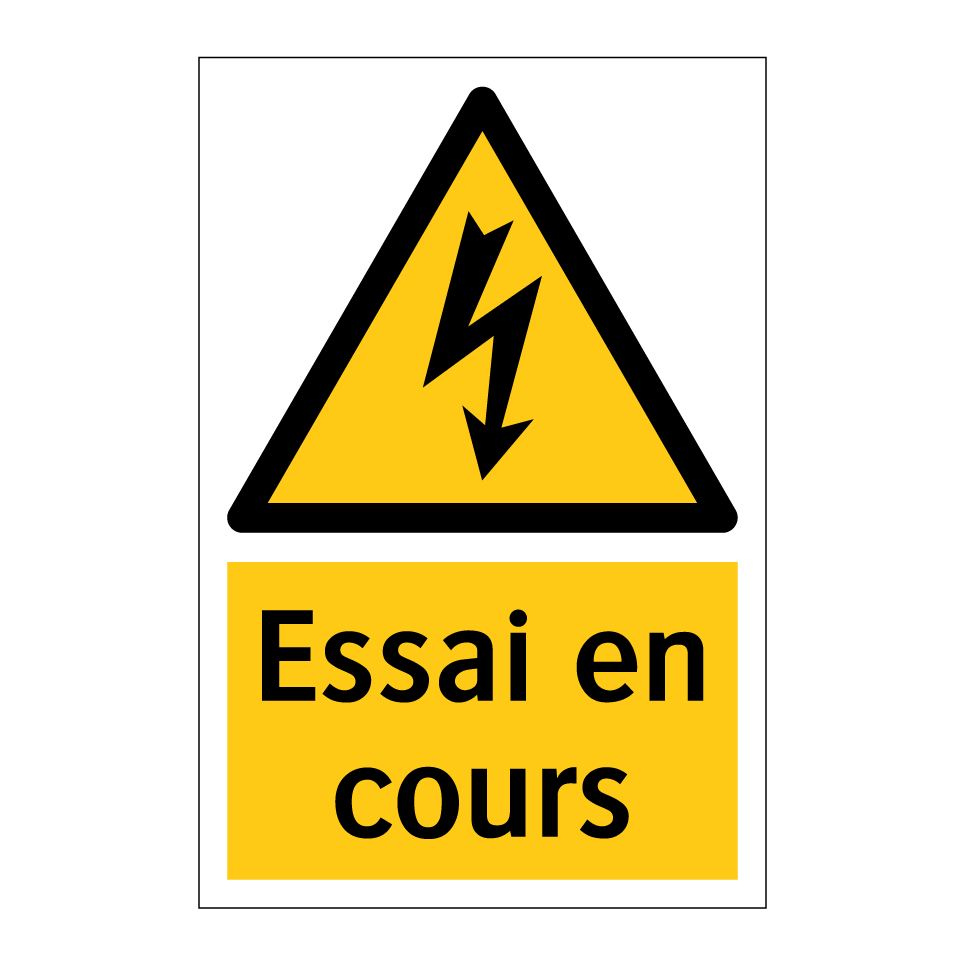 Essai en cours
