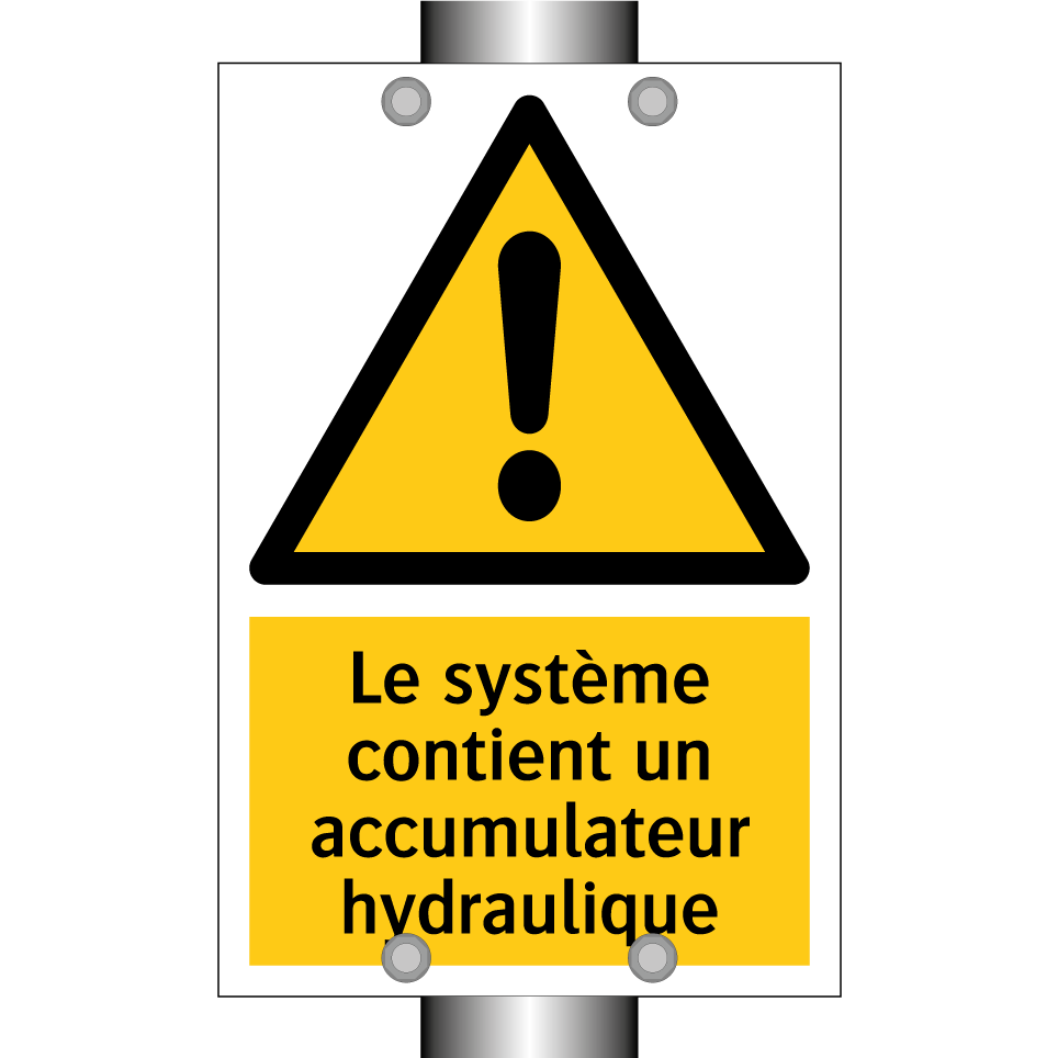Le système contient un accumulateur hydraulique