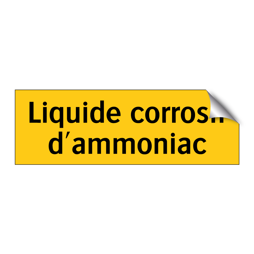 Liquide corrosif d'ammoniac