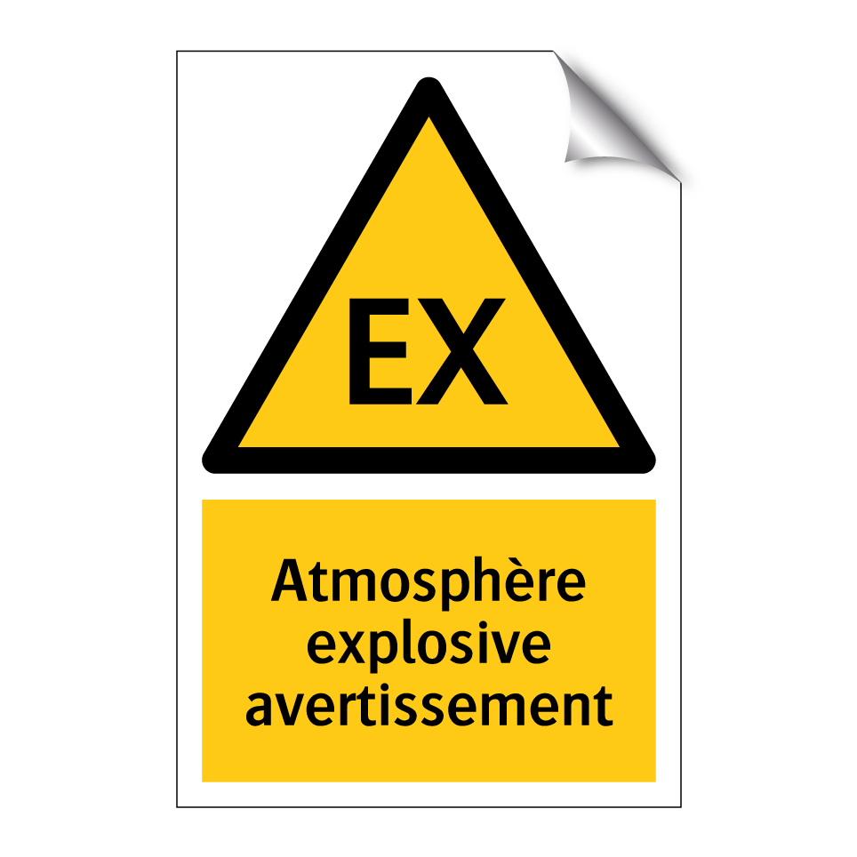 Atmosphère explosive avertissement