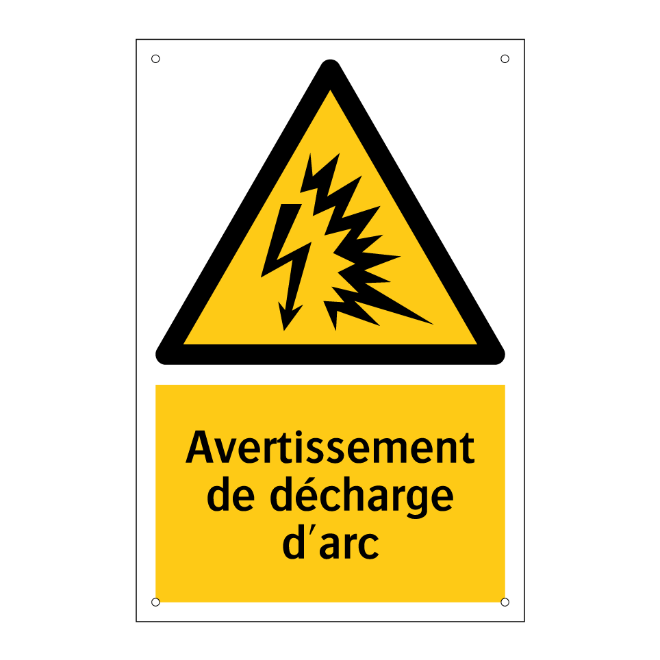 Avertissement de décharge d'arc