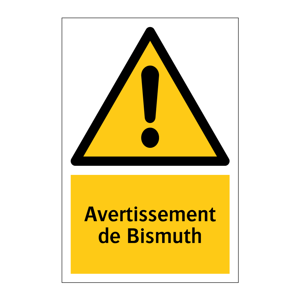 Avertissement de Bismuth
