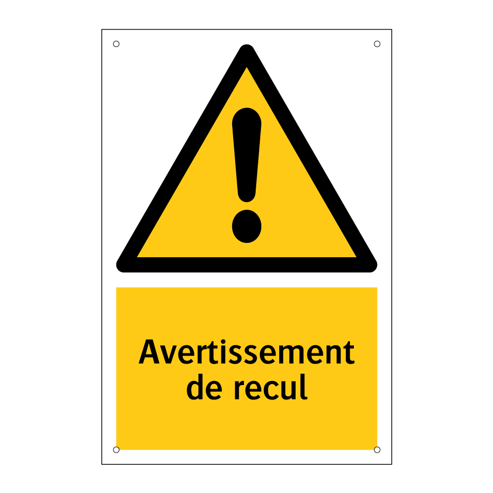 Avertissement de recul