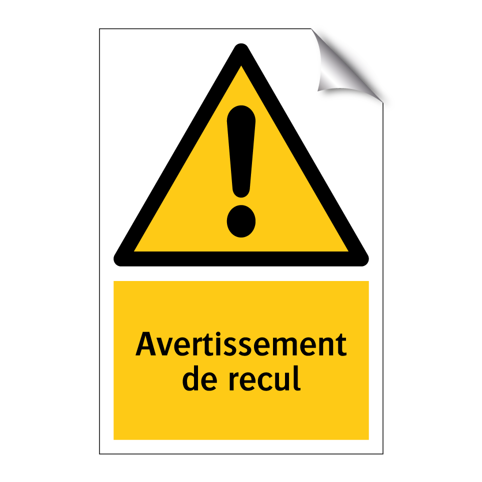 Avertissement de recul