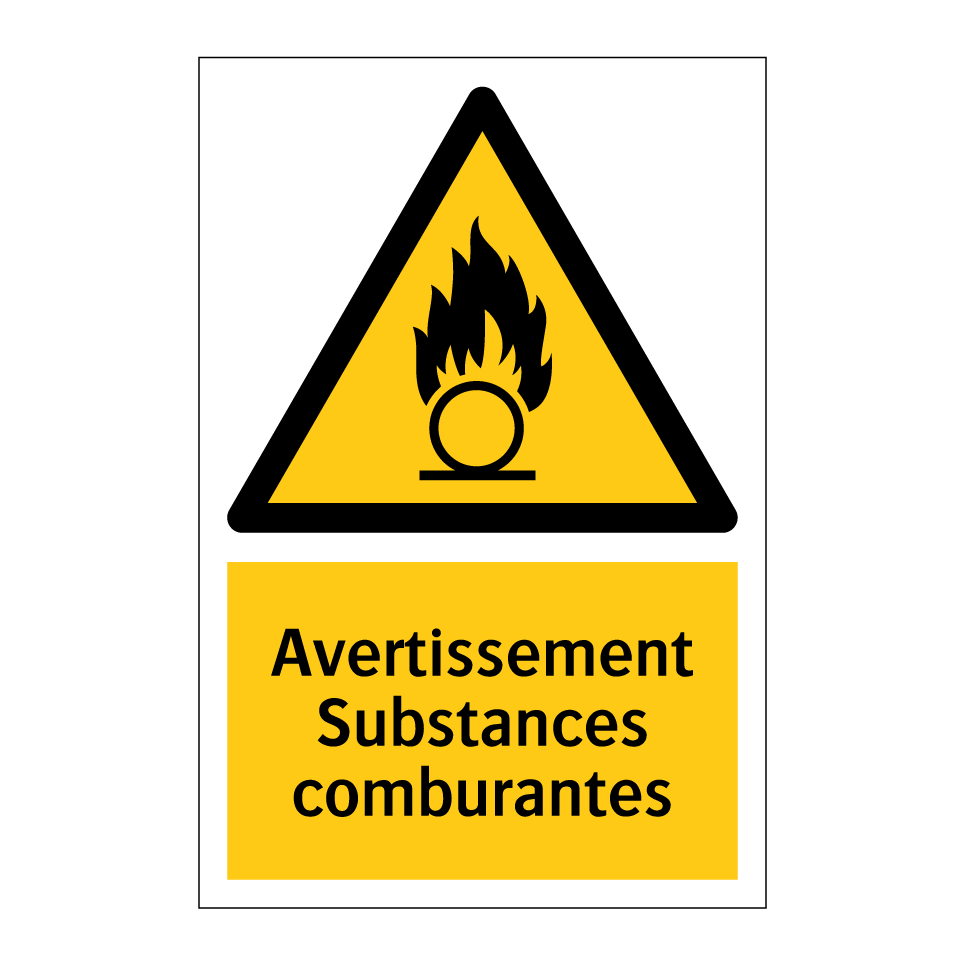 Avertissement Substances comburantes