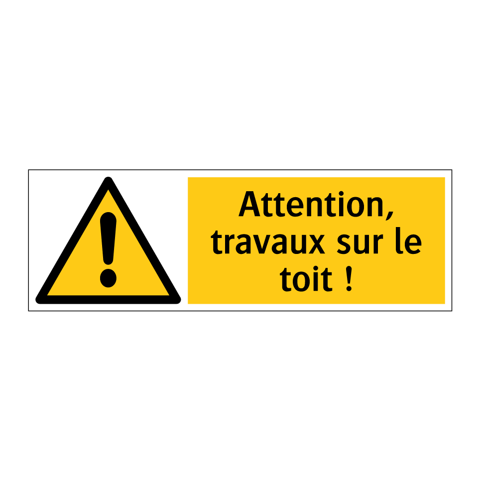 Attention, travaux sur le toit !