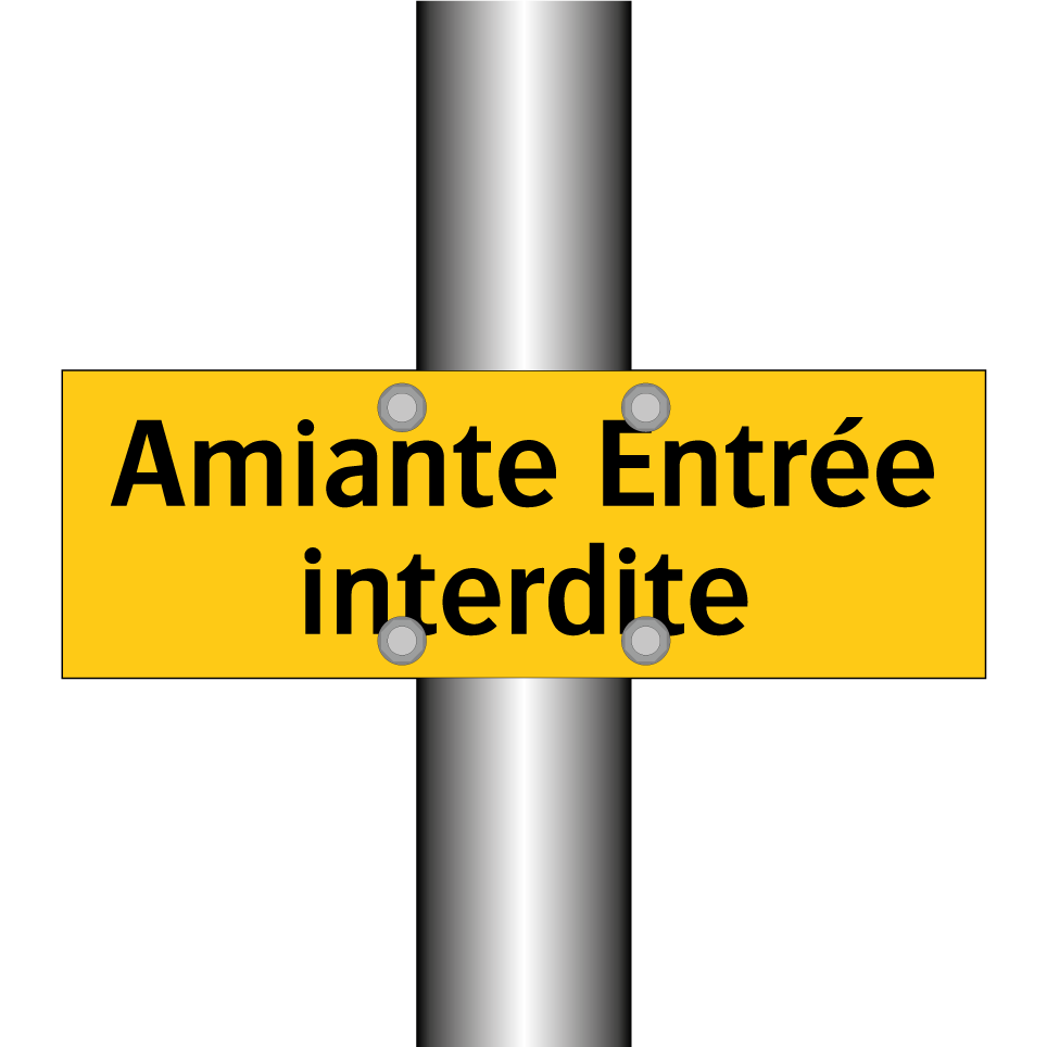 Amiante Entrée interdite