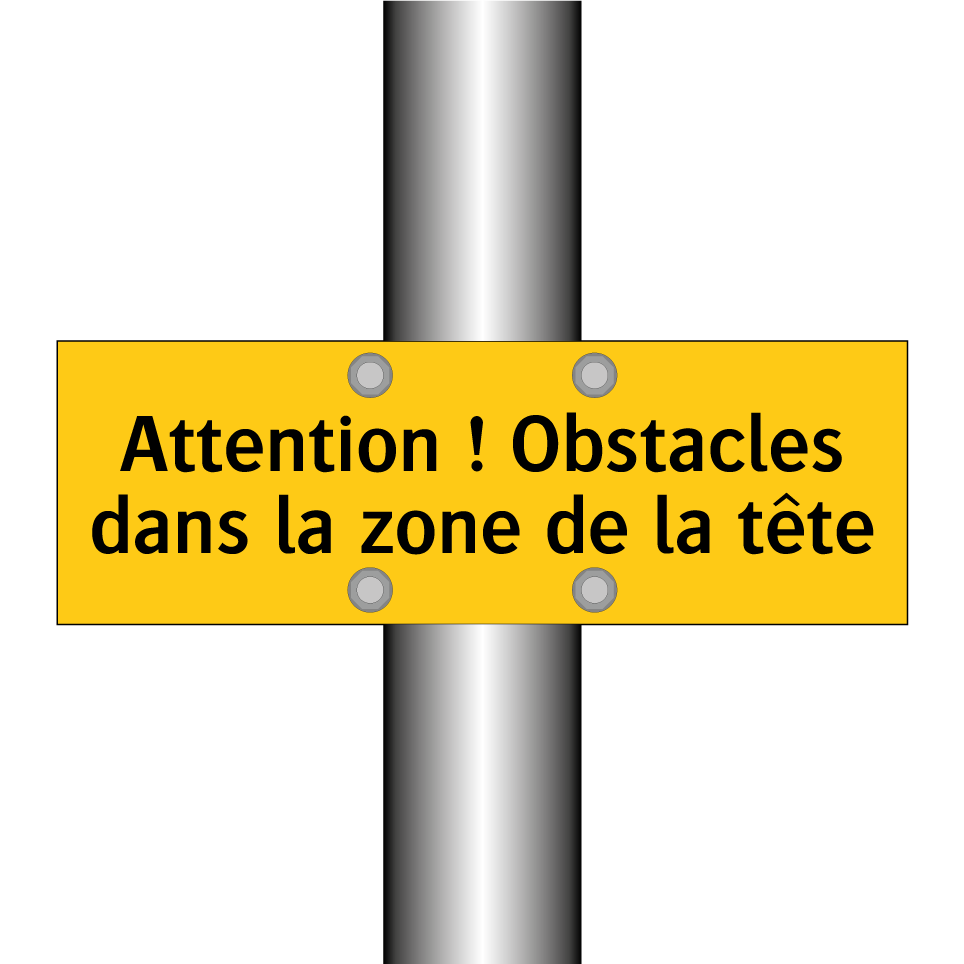 Attention ! Obstacles dans la zone de la tête