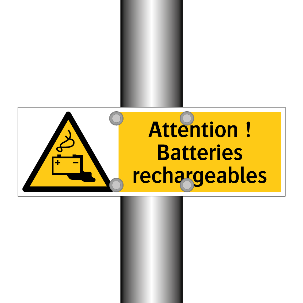 Attention ! Batteries rechargeables