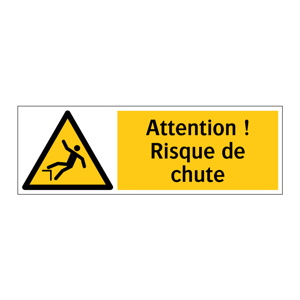 Attention ! Risque de chute
