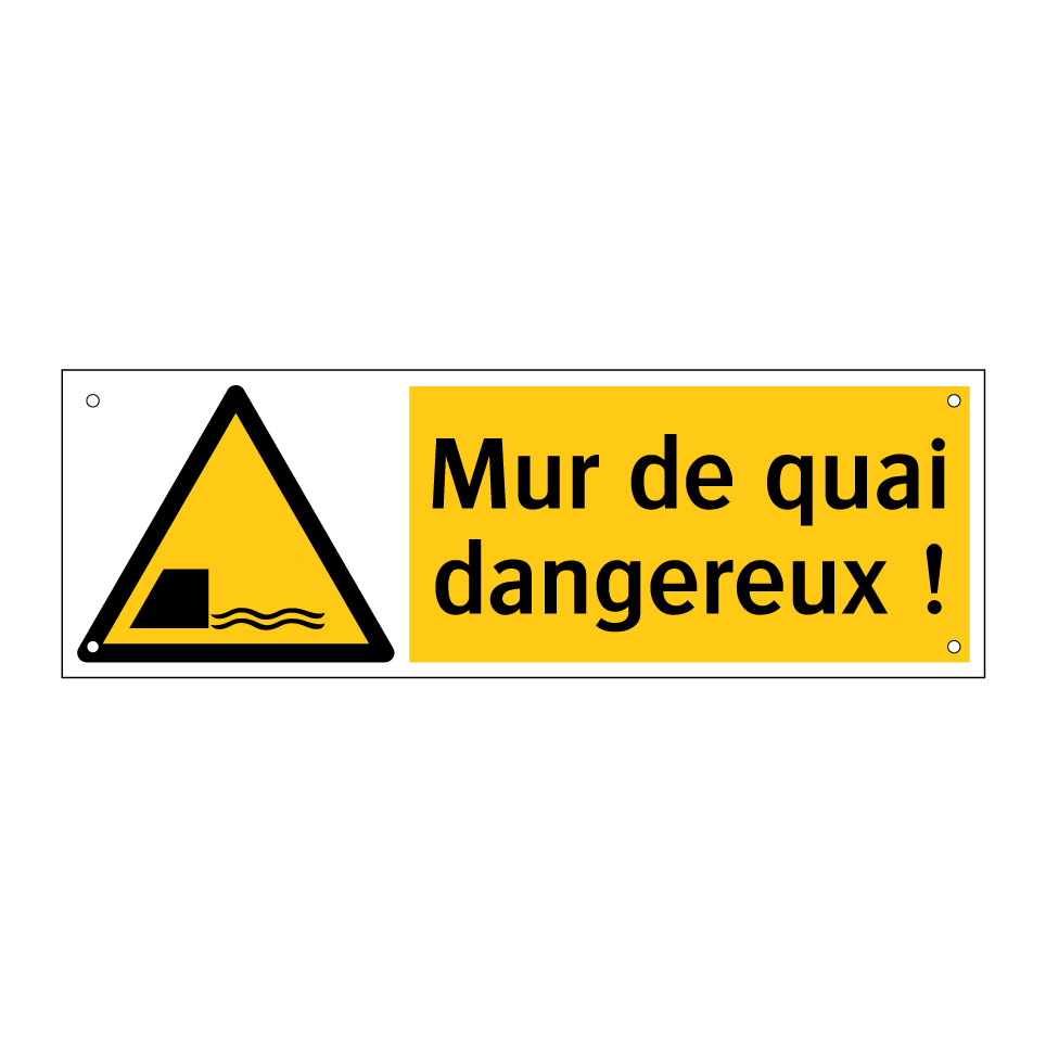 Mur de quai dangereux !